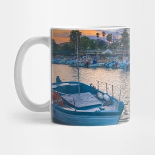 Seaport Summer Sunset Sky Boats Mug